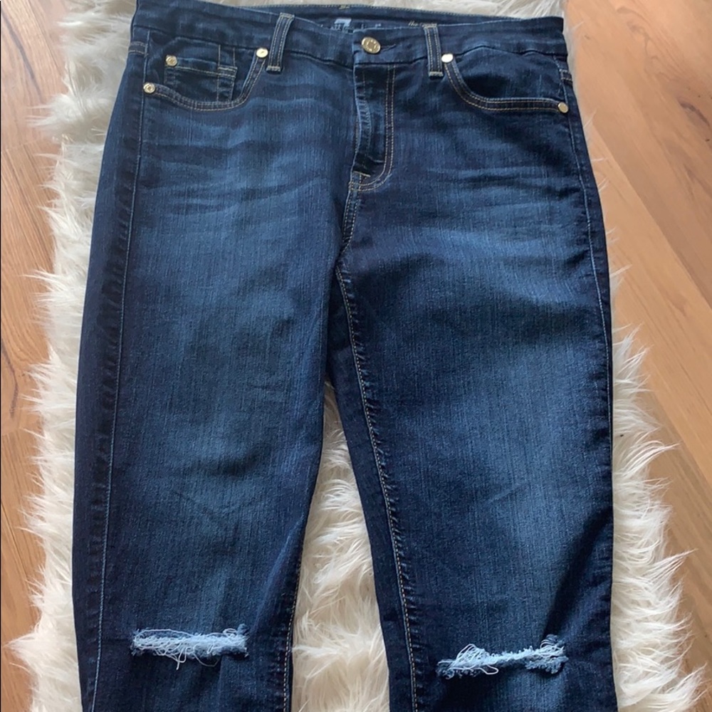 7 for all Mankind the Ankle skinny 28